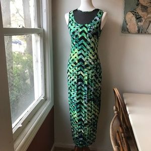 Monki Maxi Dress with Sheet Cut-outs sz XS